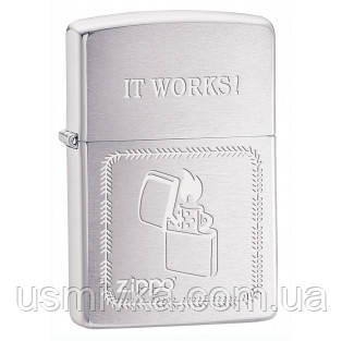 Запальничка бензинова Zippo 28574 ZIPPO IT WORKS.