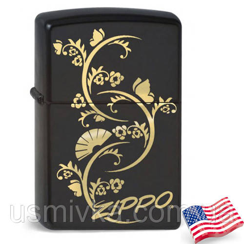 Запальничка Zippo 218.907 чорна, фото 1