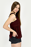 Блузка Zara 7901/241/681 бордова XS, фото 5