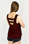 Блузка Zara 7901/241/681 бордова XS, фото 6