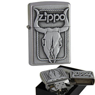 Бензинова запальничка Zippo 20286 BULL SKULL (Череп бика).