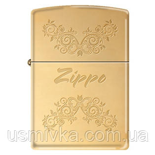 Запальничка Zippo 323948 ZIPPO FLORAL жовта 323948, фото 1