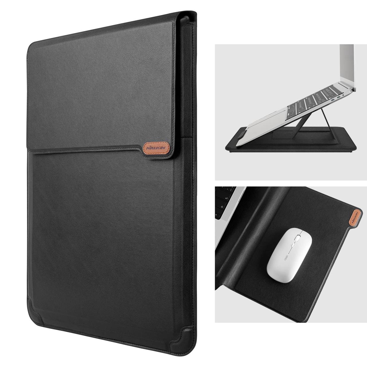 Чохол сумка з підставкою Nillkin Laptop Sleeve Macbook для ноутбука 15.6-16.1'' 451*300*10 mm Black