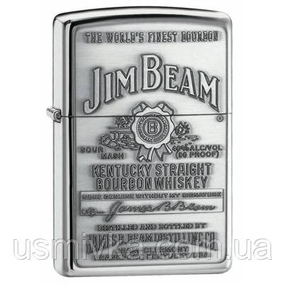 Запальничка Zippo 250JB 928 JIM BEAM сіра 250928, фото 1
