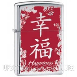 Запальничка Zippo 28067 CHINESE HAPPINESS сіра 28067, фото 1