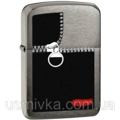 Запальничка Zippo 28326 Zipped темно-сіра 28326