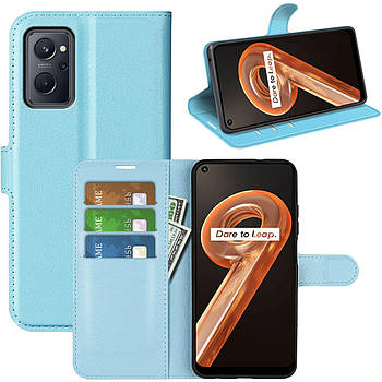 Чохол-книжка Litchie Wallet для Realme 9i Light Blue