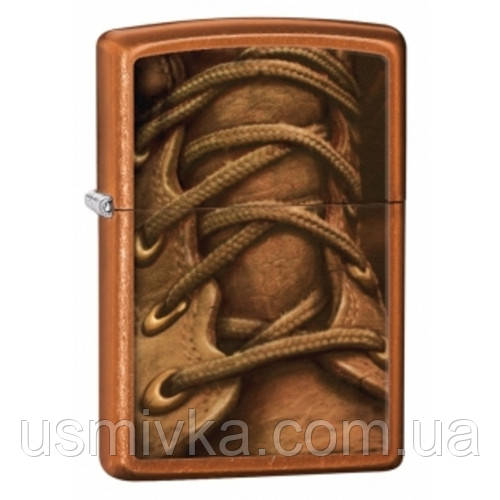 Запальничка Zippo 28672 Boot Laces коричнева 28672