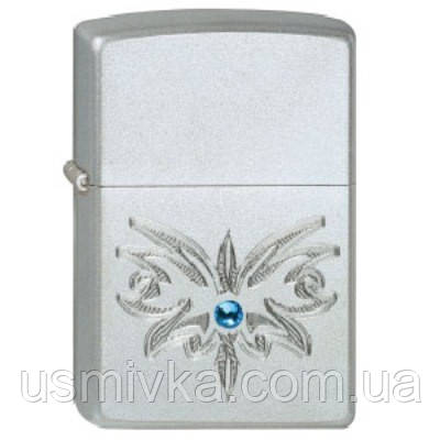 Запальничка Zippo 420.060 Butterfly Wings сіра