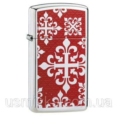 Запальничка Zippo 24195 SLIM FLORAL (Квітковий візерунок)