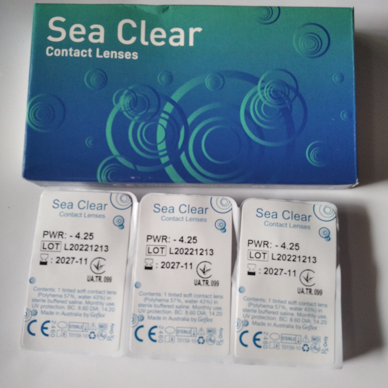 Контактная линза Sea Clear - фото 1 - id-p1850513653