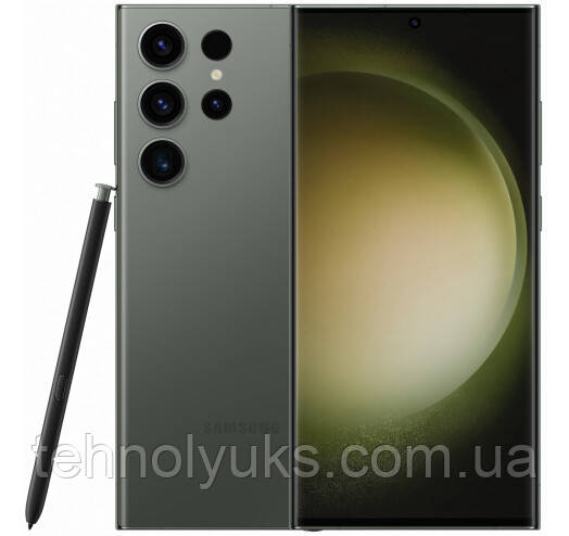 Samsung Galaxy S23 5G Ultra (SM-S918U) Green, 12/512GB, 200+10+12+10/12Мп, 6.8", 8 Gen2, фото 1