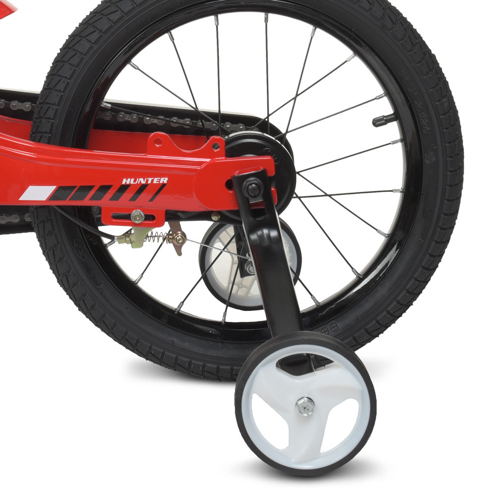Детский двухколесный велосипед LANQ Hunter Premium колеса 16 дюймов, литые диски , магниевая рама, красный - фото 4 - id-p1879140179