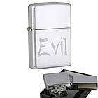 Запальничка Zippo 21033 Evil сіра 21033, фото 3