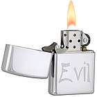 Запальничка Zippo 21033 Evil сіра 21033, фото 4