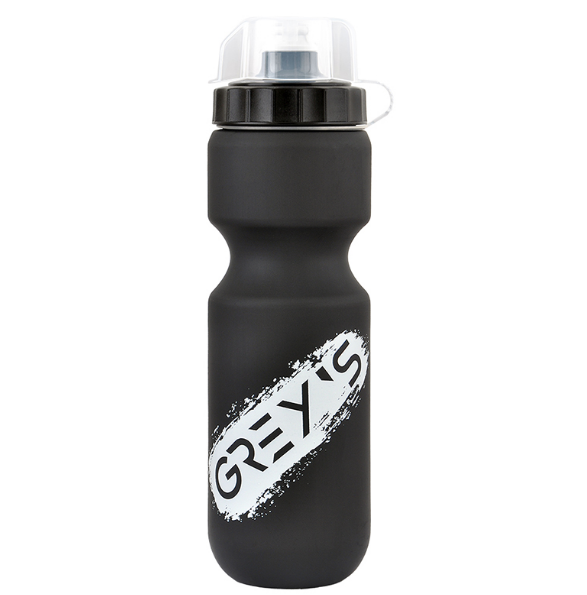 Фляга GREY'S GR15860 з кришкою та мембраною об'єм 750мл чорна з білим, фото 1