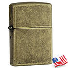 Запальничка Zippo 201FB Antique Brass (Антикварна мідь), фото 6