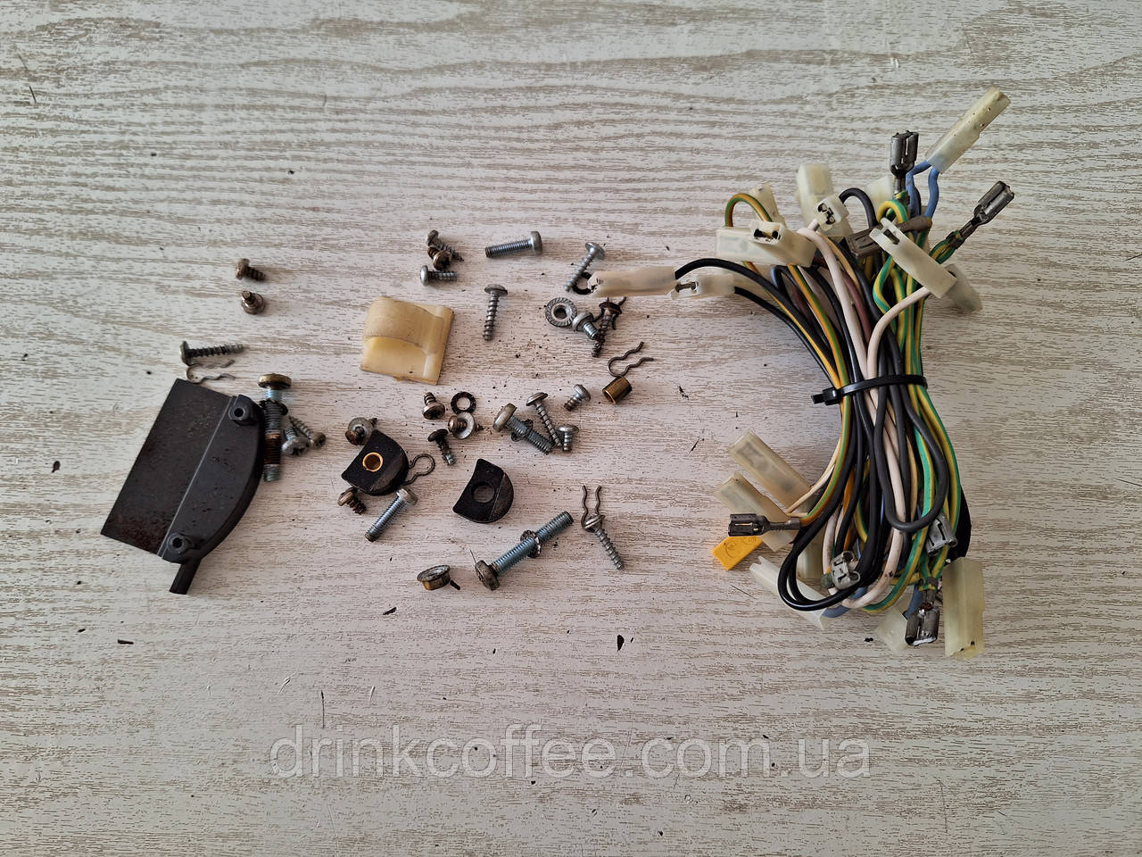 Дрібні деталі + дроти для кавомашини Saeco Magic Comfort + SUP012DER_2 б/у, фото 1