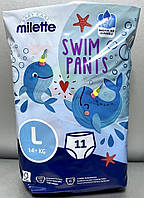 Підгузки для басейну Milette baby care L (14+кг) 11шт