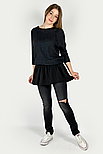 Туніка Bershka 0416/870/800 чорна XS, фото 3