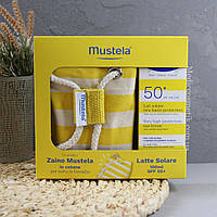 Mustela Latte Solare (Мустела) солнцезащитный набор для всей семьи с рюкзачком