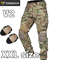 Тактические Штаны IDOGEAR G3 V2 Combat Pants Multicam с наколенниками - Оригинал Размер XXL