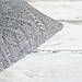 Чохол для подушки в'язаний Ohaina коси 60x40 Silver grey, фото 2