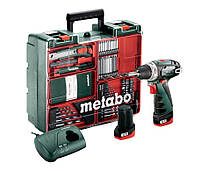 Аккумуляторный шуруповерт Metabo PowerMaxx BS Basic Mobile Workshop 2x2 Ач (600080880)