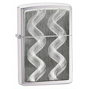 Запальничка Zippo 24871 TWIN TWISTER сіра 24871