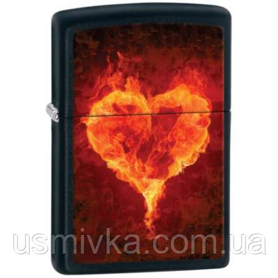 Запальничка Zippo 28313 FLAMING HEART, фото 1