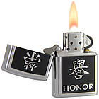 Запальничка Zippo 20332 Honor сіра 20332, фото 3