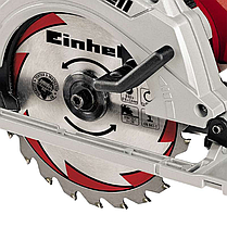 Потужна пила циркулярна Einhell TE-CS 165 : 1200 Вт, диск 165x16x2,4 мм / зубів 24, об.х.х.5500 об/хв, фото 3