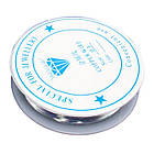 Дріт 0,3 мм 46 метрів для Бісероплетіння, Колір Срібло, Рукоділля, Фурнітура для Біжутерії, фото 3