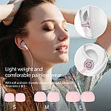 Навушники Bulees для дівчаток, м'які навушники-вкладиші з мікрофоном і регулятором гучності, фото 5