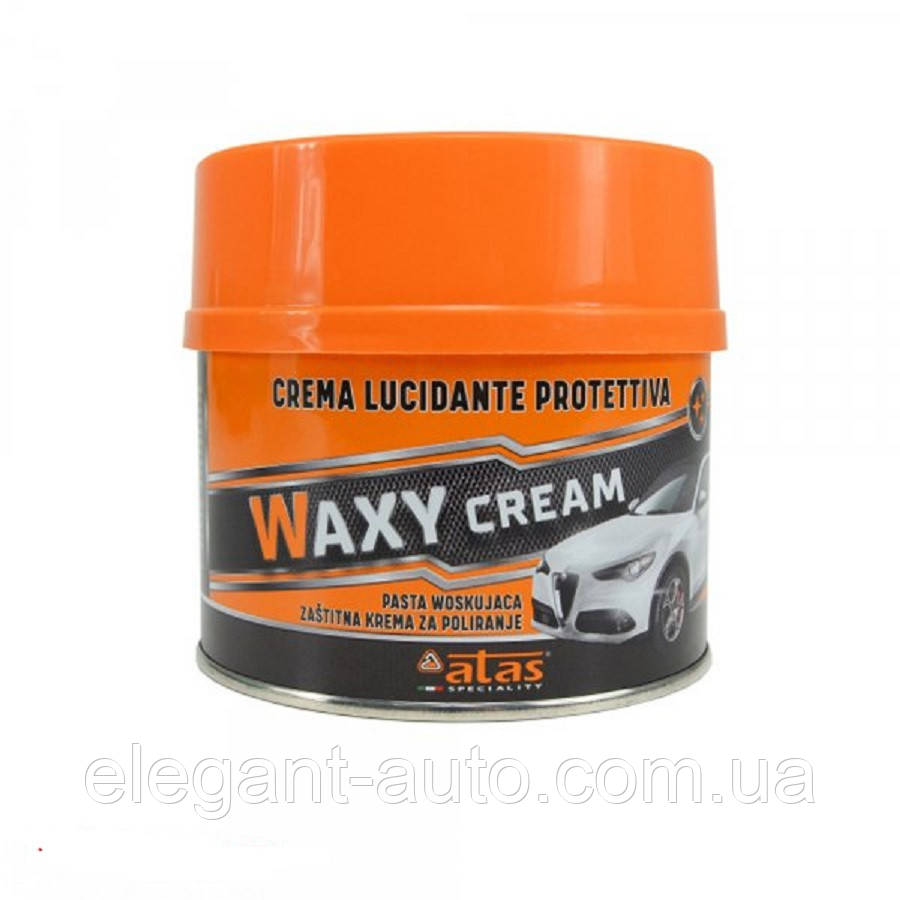 Поліроль кузова віск 250g "Atas" Waxy (з губкою)