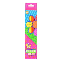 Цветные карандаши 6 штук Веселый цветок