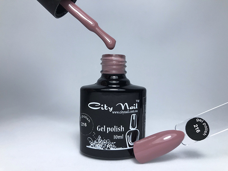 Гель лак кофейный City Nail  №216 10 мл