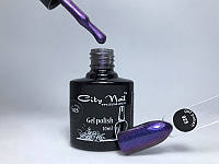 Гель-лак Сity Nail № 925 6мл -Глиттерный гель лак з різнокольоровими блискітками для дизайну нігтів