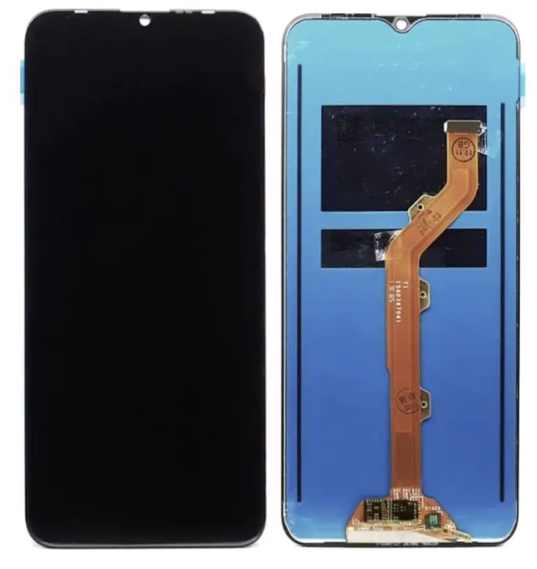 Дисплей (екран) для Tecno Camon 12 CC7, Spark 4 KC2 + тачскрин (чорний)