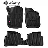 Резиновые 3D коврики в салон на Volkswagen Polo IV 2001-2009 Stingray