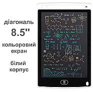 Графічний LCD планшет для малювання 8.5'' | кольоровий ЖК планшет | білий, фото 2