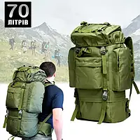 Рюкзак тактичний A21 oliva 70L  (дропшиппінг)