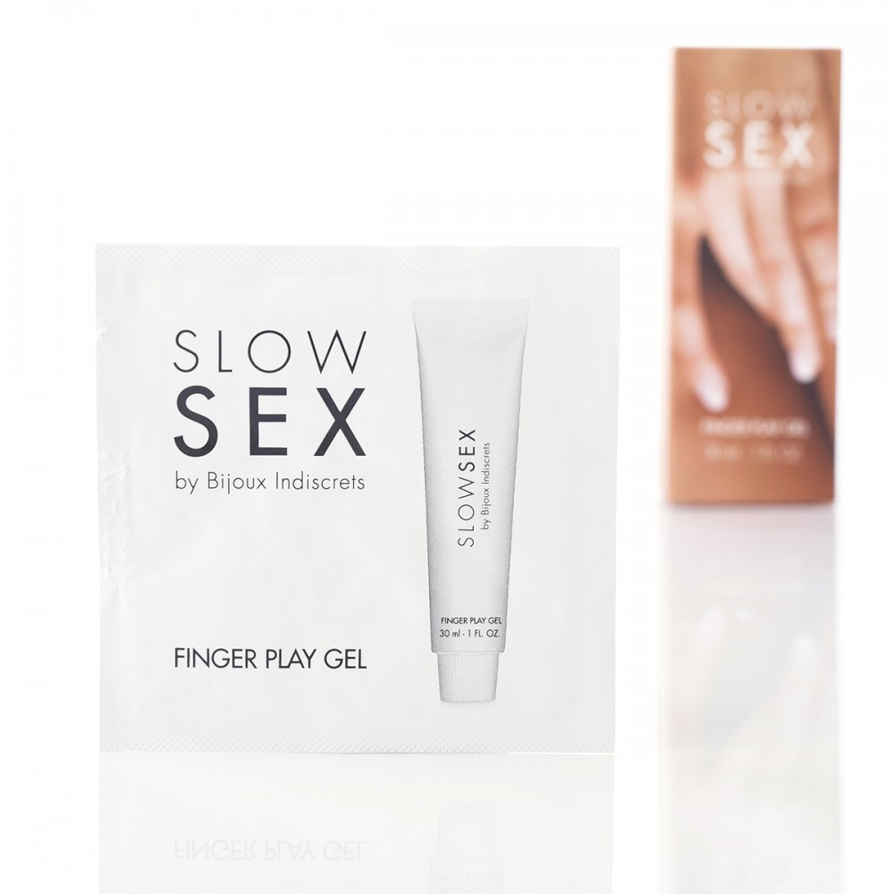 ПРОБНИК Гель для мастурбації FINGER PLAY Slow Sex by Bijoux Indiscrets, фото 1