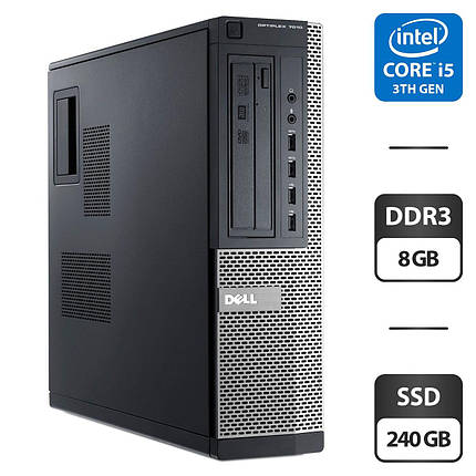 Комп'ютер Dell OptiPlex 7010 Desktop/ Core i5-3470/ 8 GB RAM/ 240 GB SSD/ HD 2500, фото 1