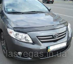 Дефлектор капота (мухобойка) Toyota Corolla 2006-2011 (FLY), фото 1