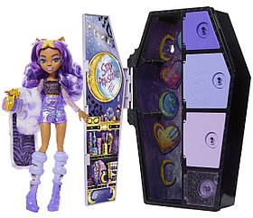 Лялька Monster High Clawdeen Wolf Skulltimate Secrets Fearidescent Клодін Вульф з шафою (HNF74)