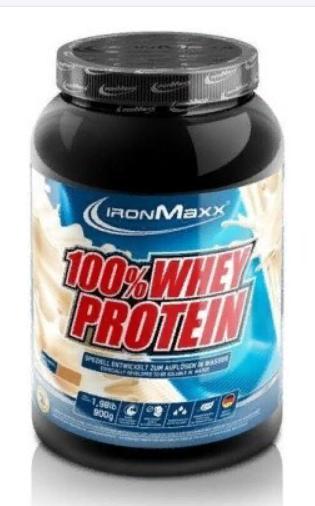 Сироватковий протеїн IRONMAXX 100% Whey Protein 900 грам Смак:Blueberry-Cheesecake