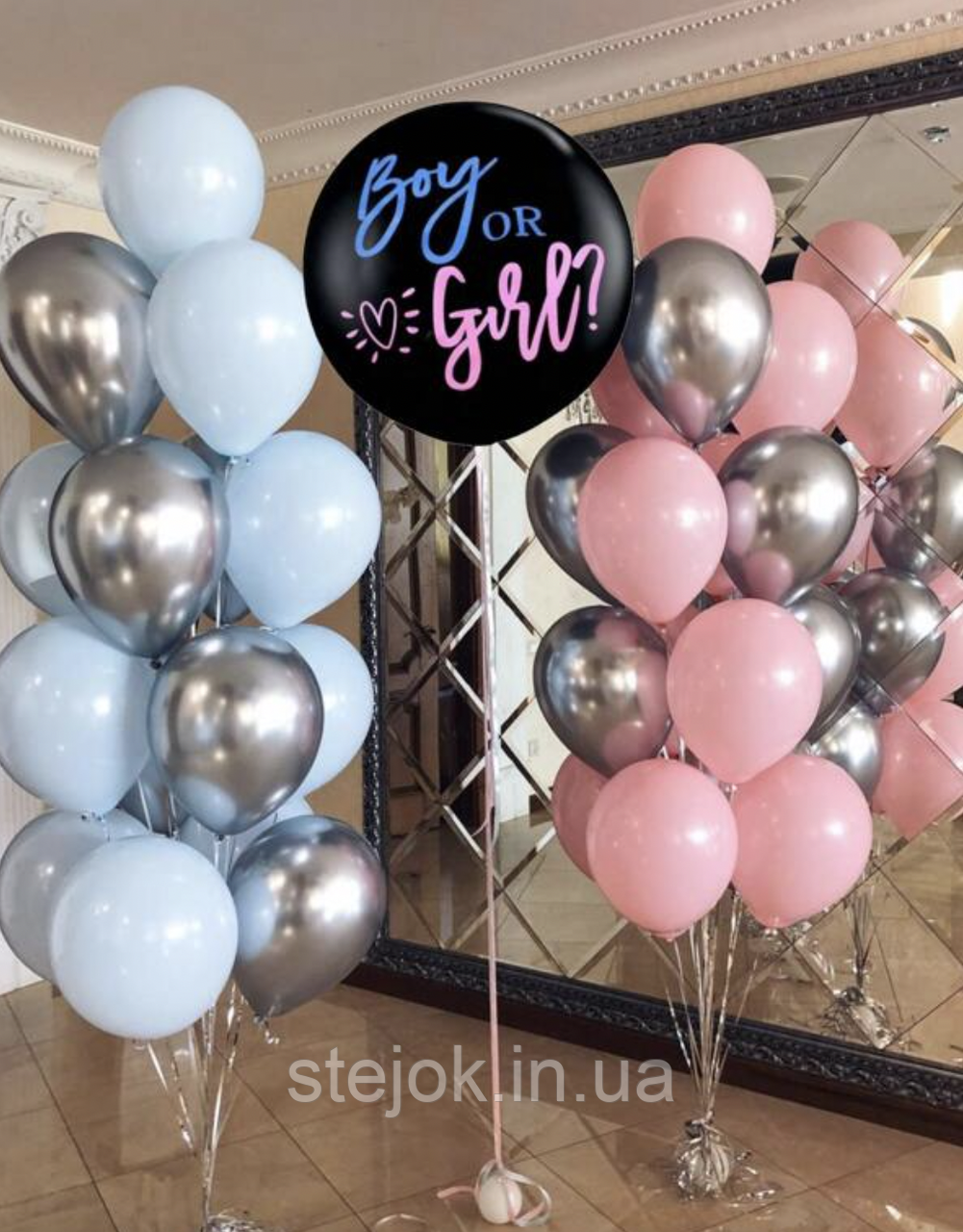 Фотозона з куль на визначення статі дитини Baby Shower, фото 1