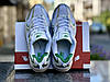 Чоловічі кросівки New balance 530 White Green Silver Нью Беланс 530 білі із зеленим текстиль-сітка демісезон, фото 7