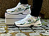 Чоловічі кросівки New balance 530 White Green Silver Нью Беланс 530 білі із зеленим текстиль-сітка демісезон, фото 9